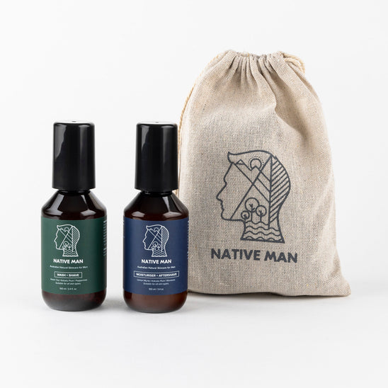 Native Man Medium Canvas Gift Bag